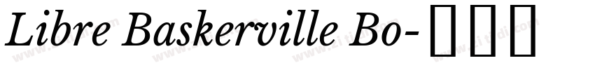 Libre Baskerville Bo字体转换